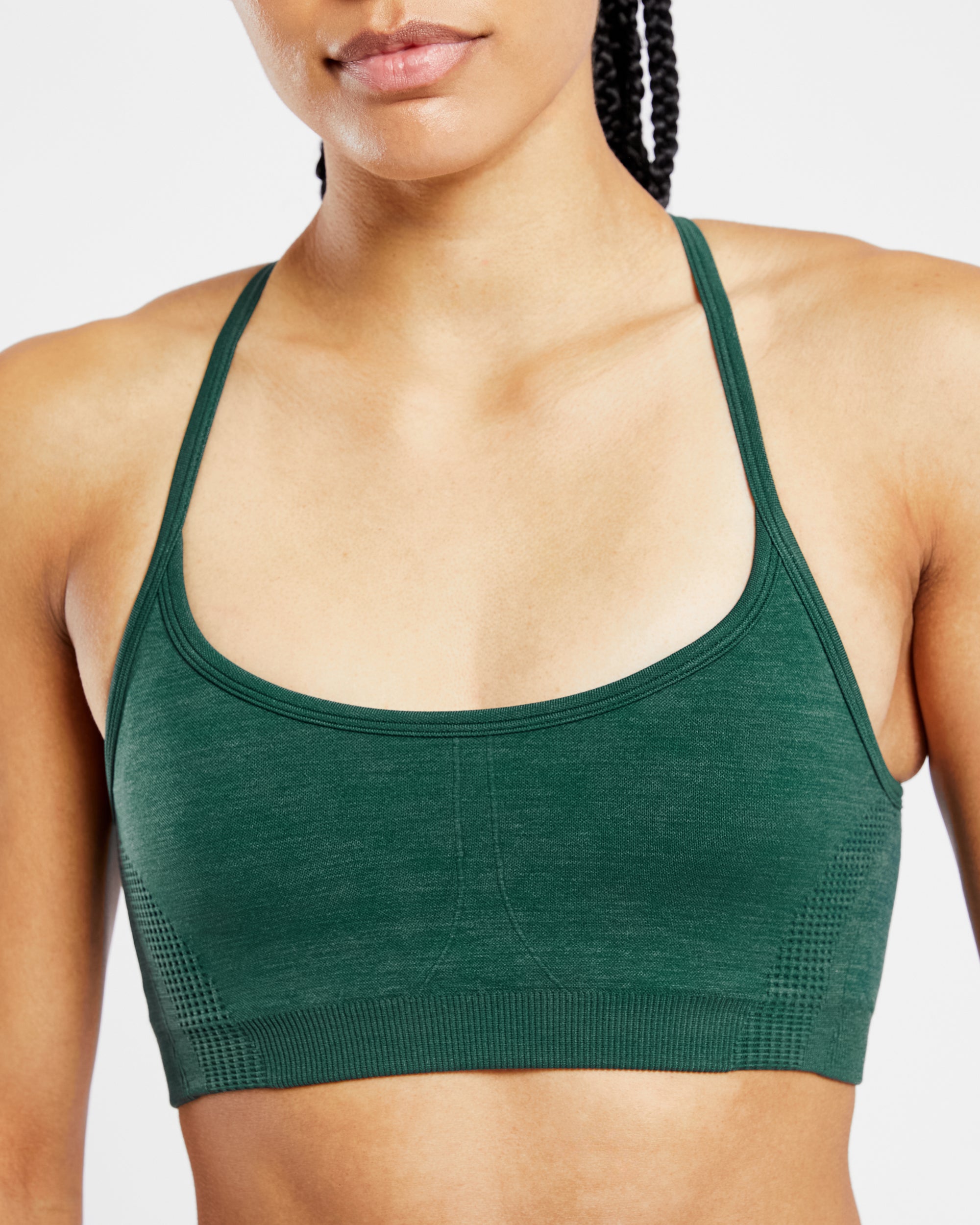 Revive Seamless Sports Bra - Evergreen Marl