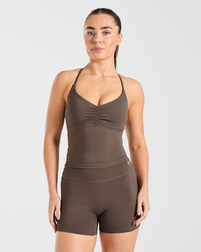 Physique Tank Top - Brown