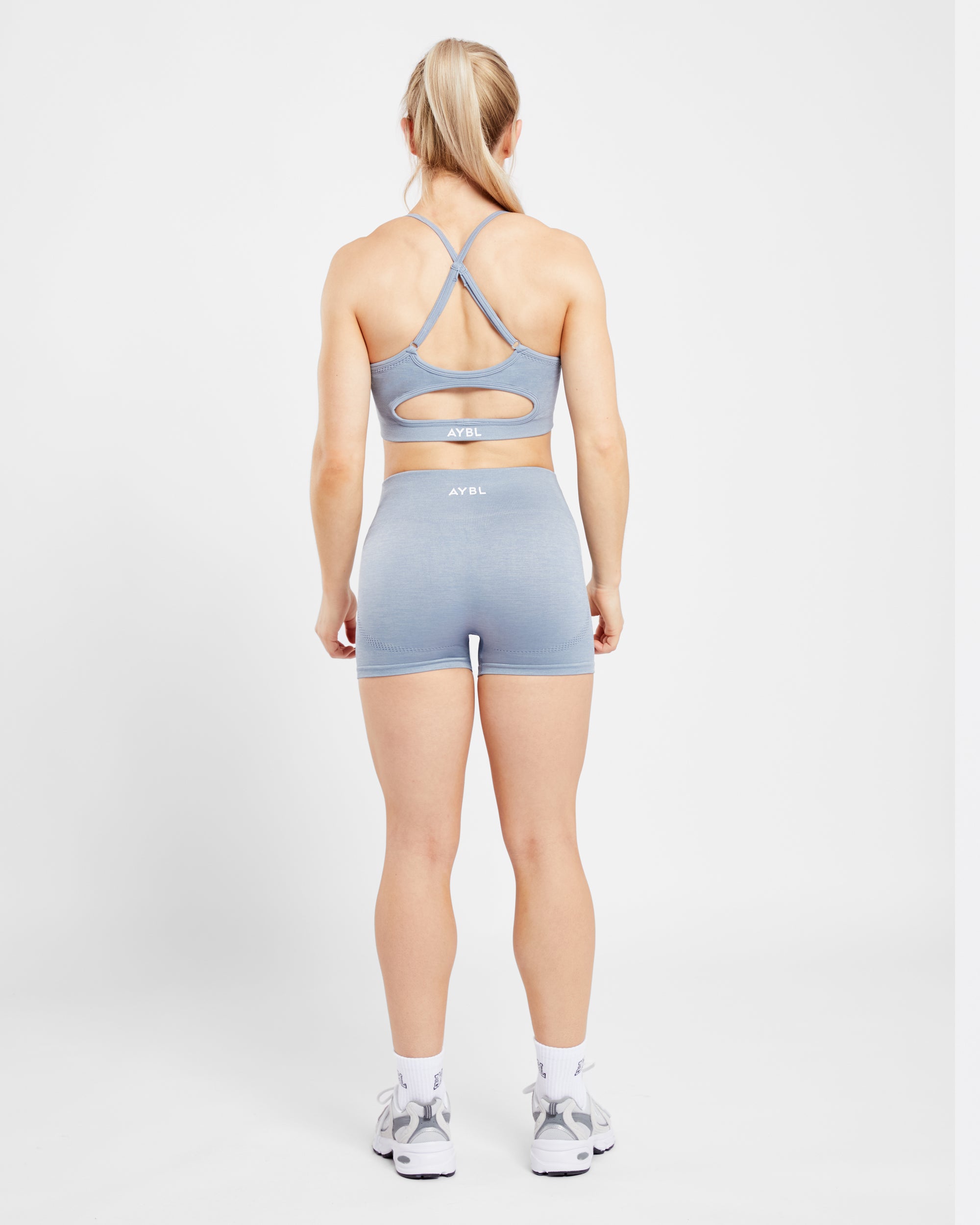Revive Seamless Sports Bra - Mineral Blue Marl