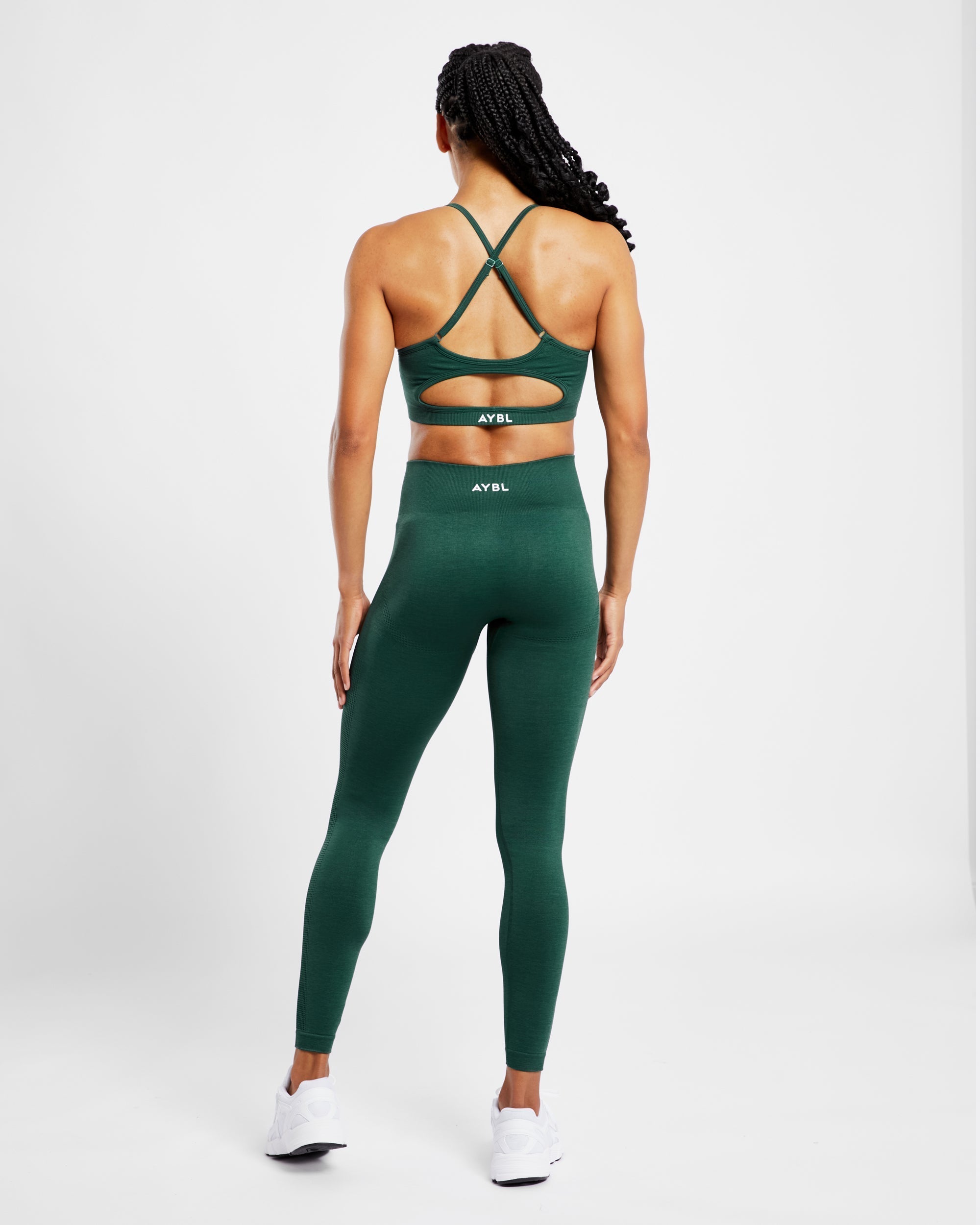 Revive Seamless Sports Bra - Evergreen Marl