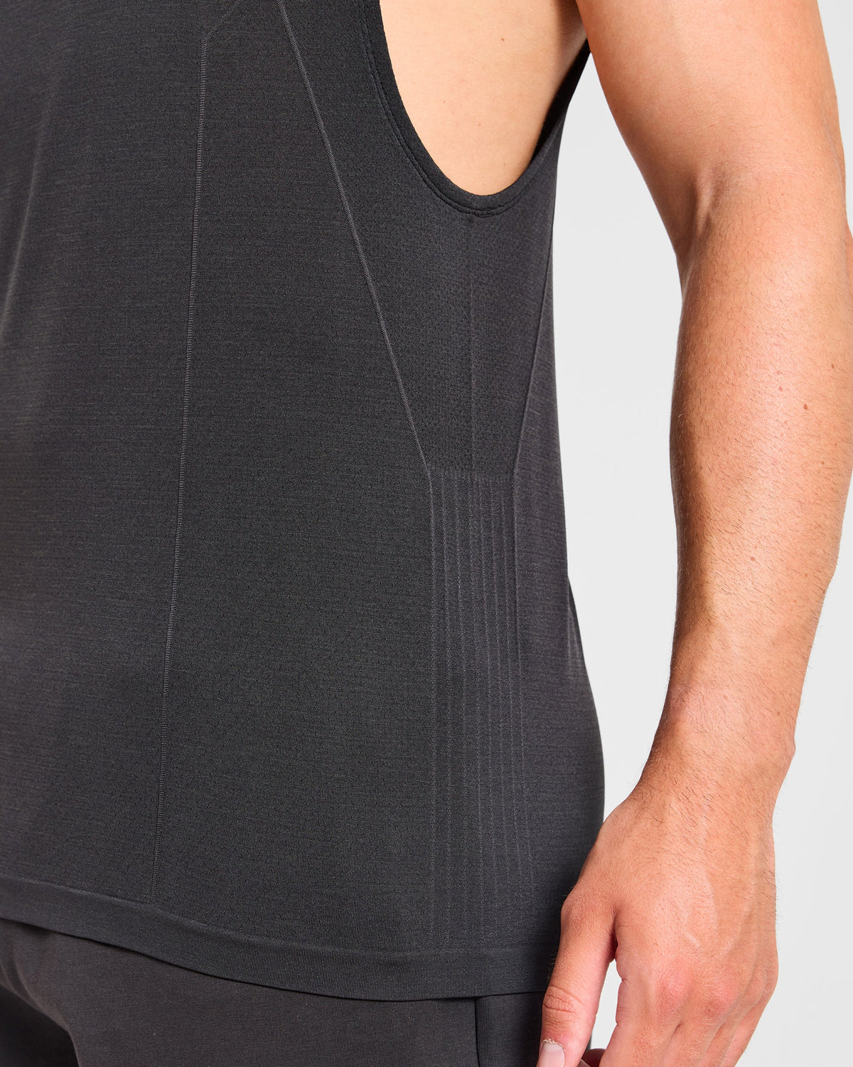 Reinforce Performance Seamless Tank - Black
