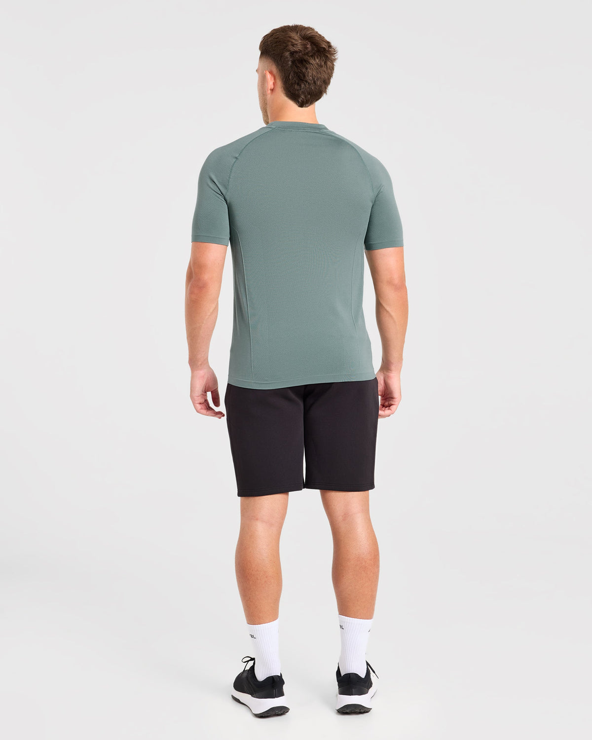 Reinforce Performance Seamless T Shirt - Muted Teal