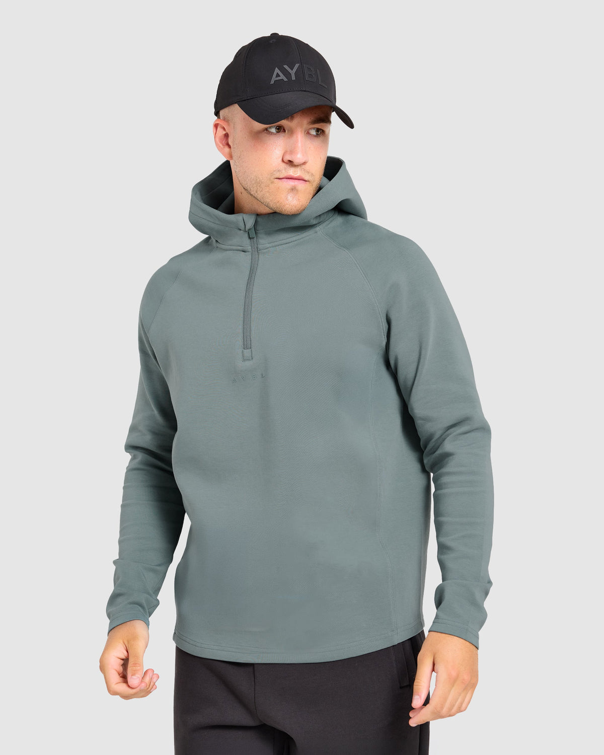 Reinforce Performance 1/2 Zip Pullover - Muted Teal