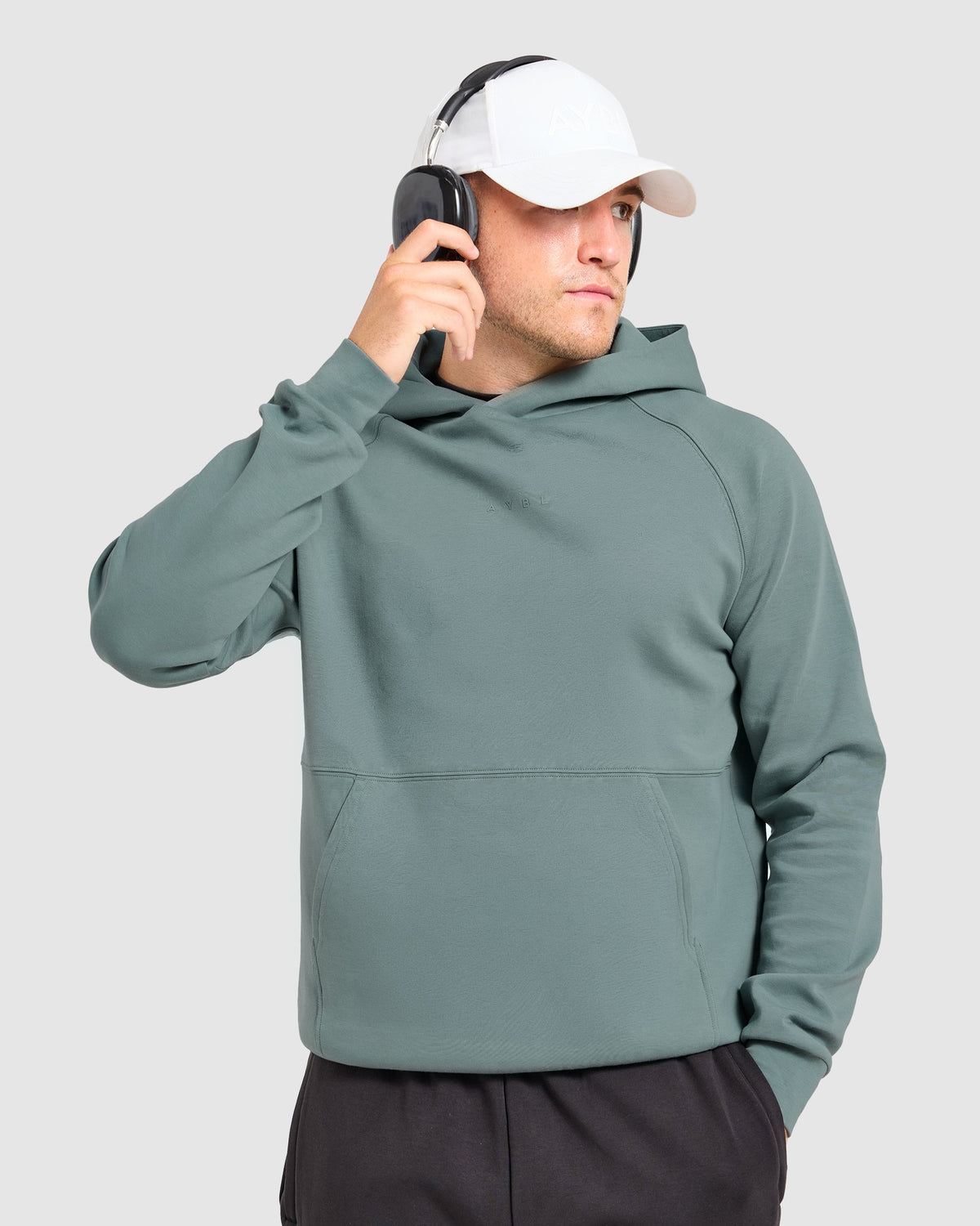 Reinforce Performance Hoodie - Muted Teal
