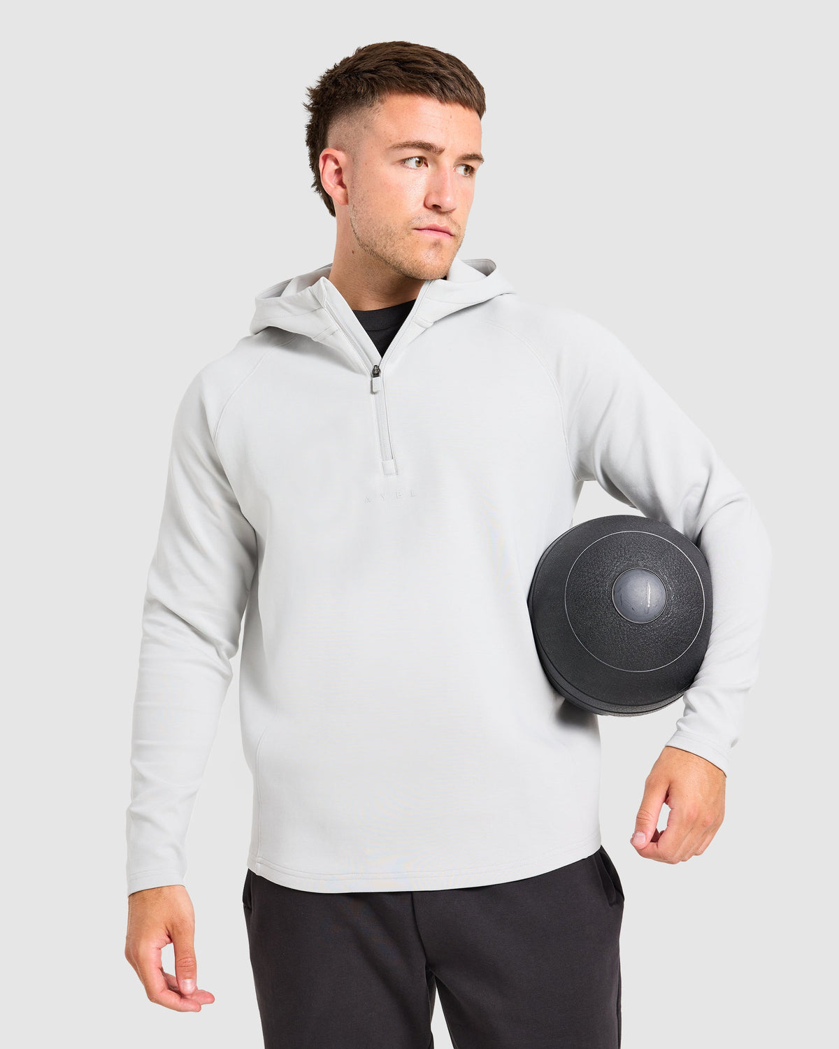 Reinforce Performance 1/2 Zip Pullover - Light Stone Grey