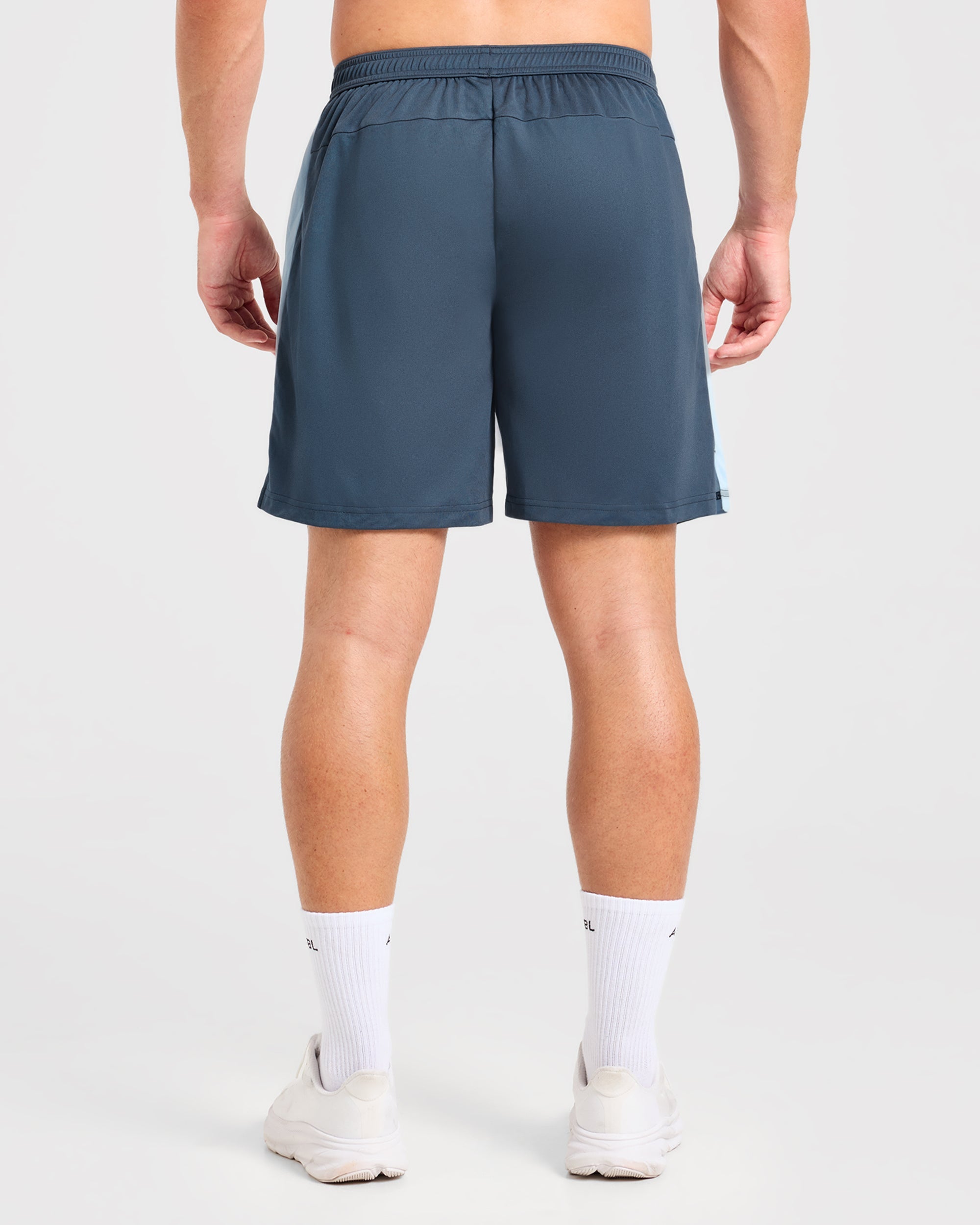 Active Shorts - Muted Navy/Light Blue