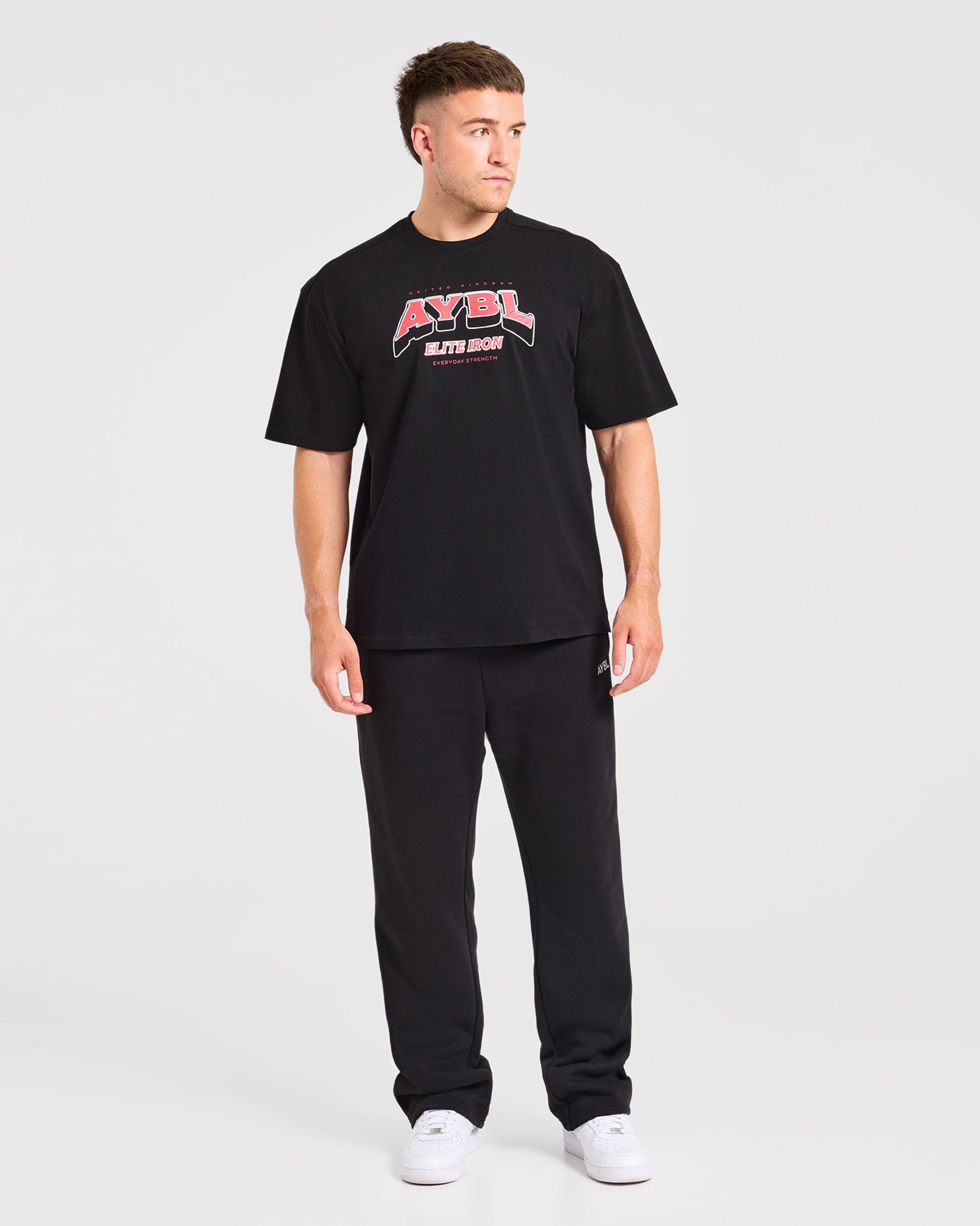 AYBL Elite Iron Oversized T Shirt - Black