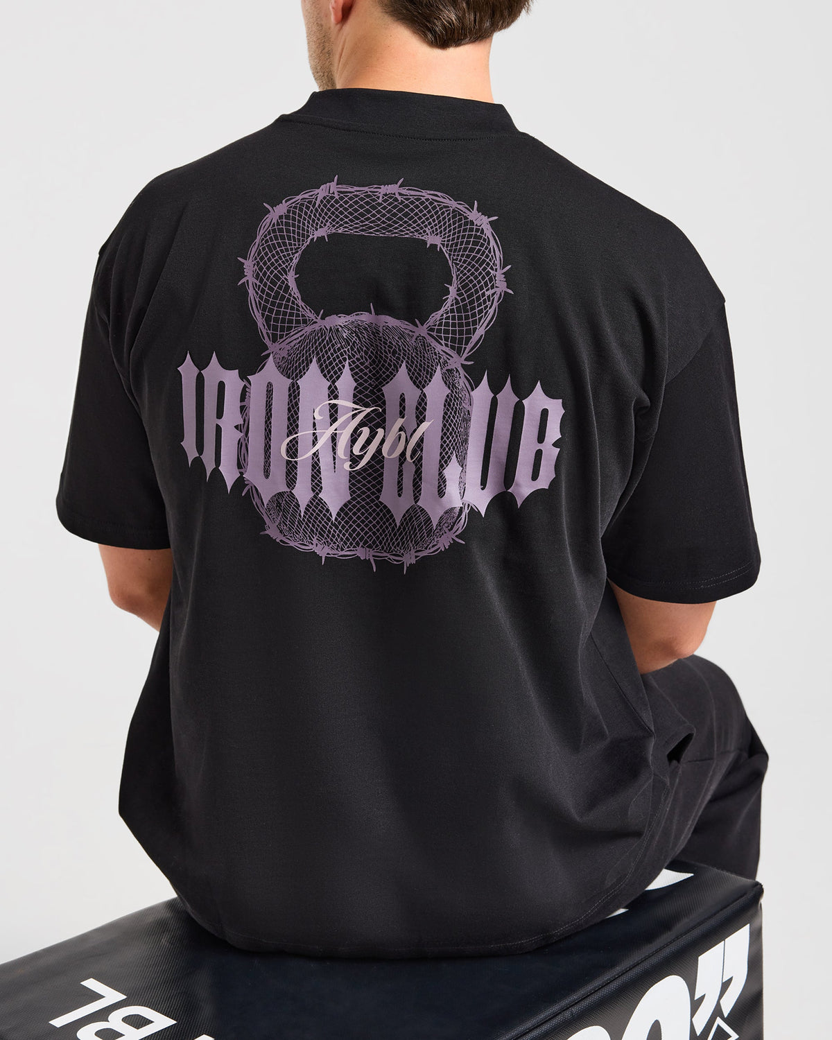 AYBL Iron Club Kettlebell Oversized T Shirt - Black