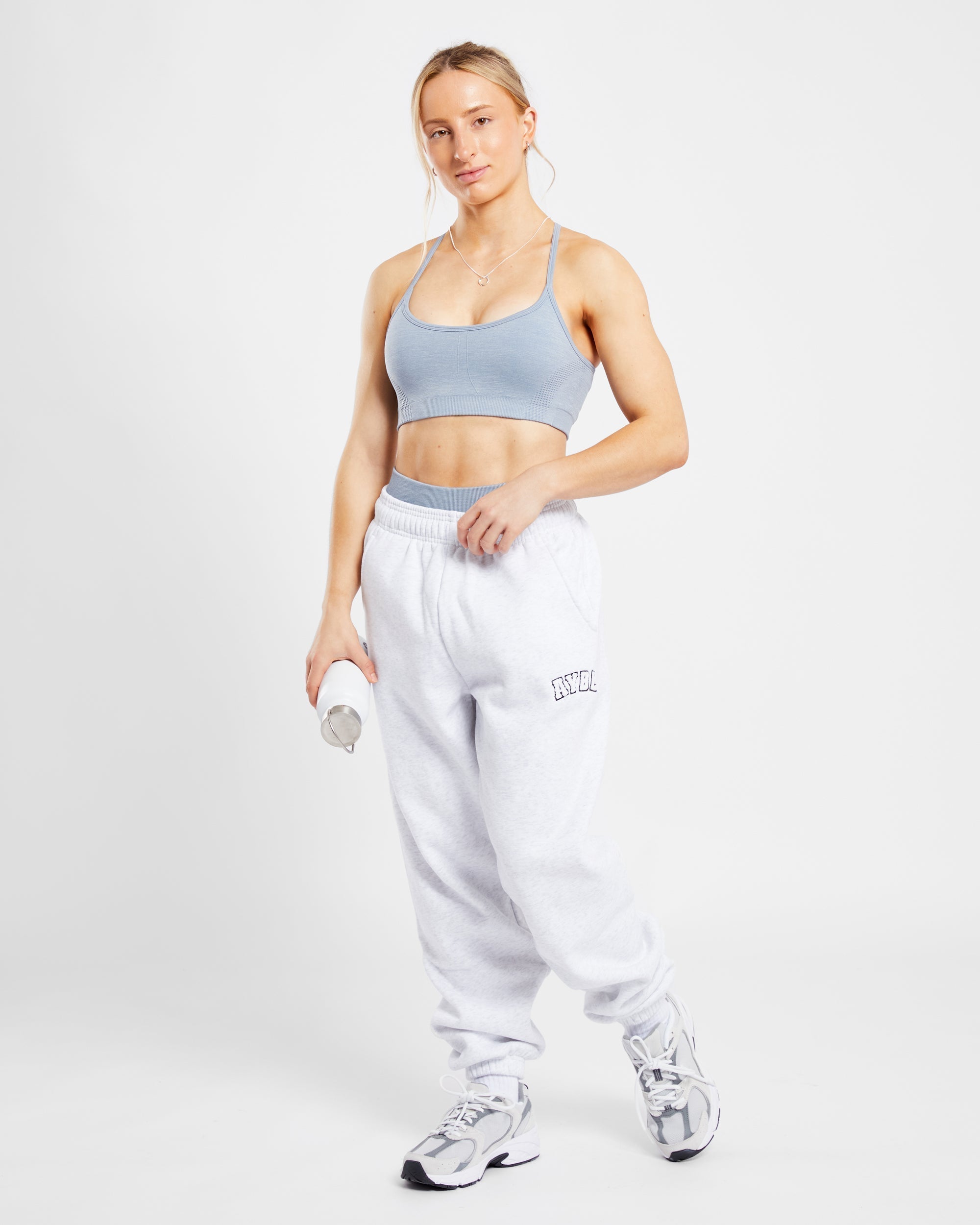 Revive Seamless Sports Bra - Mineral Blue Marl