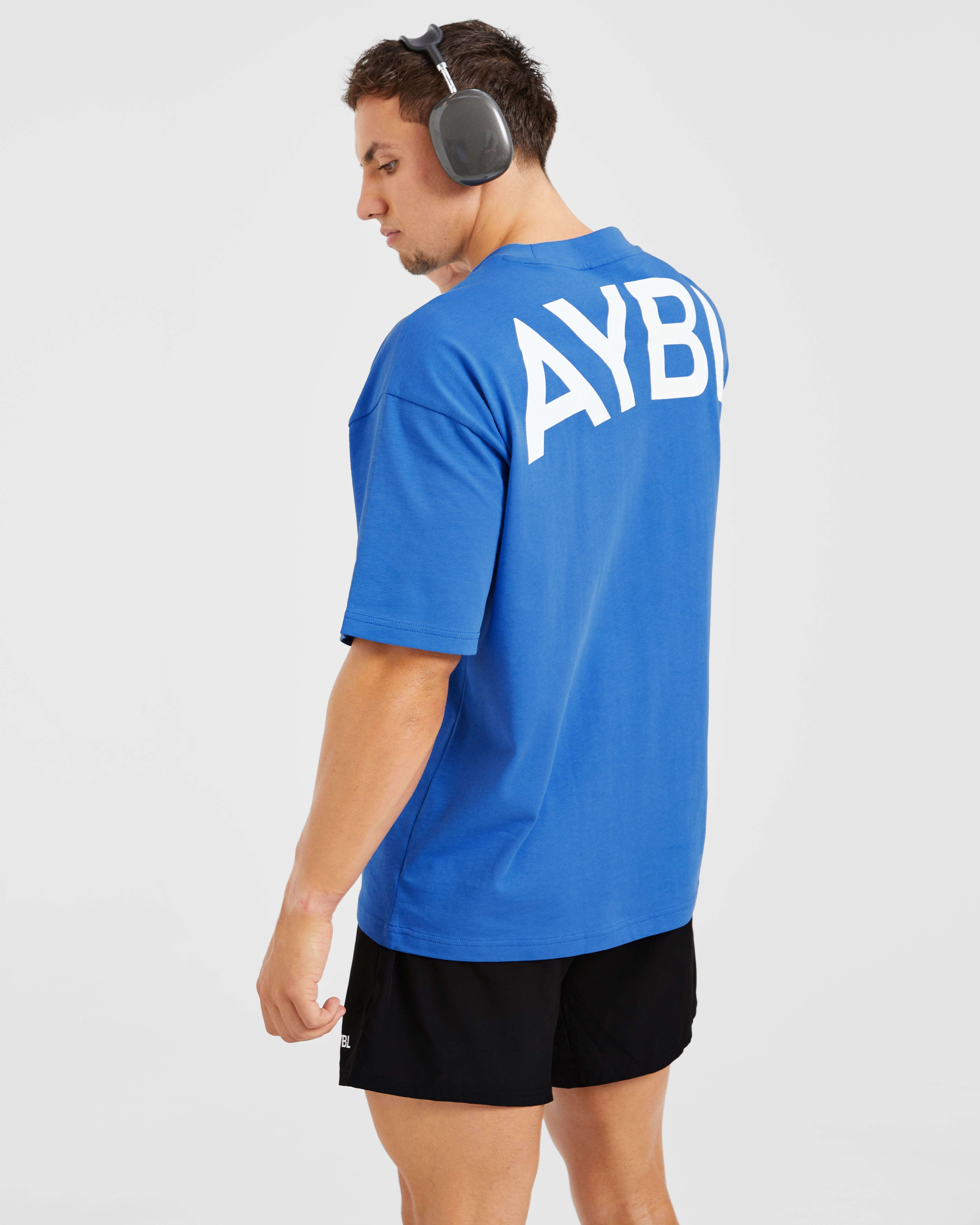 Essential Oversized T Shirt - Cobalt