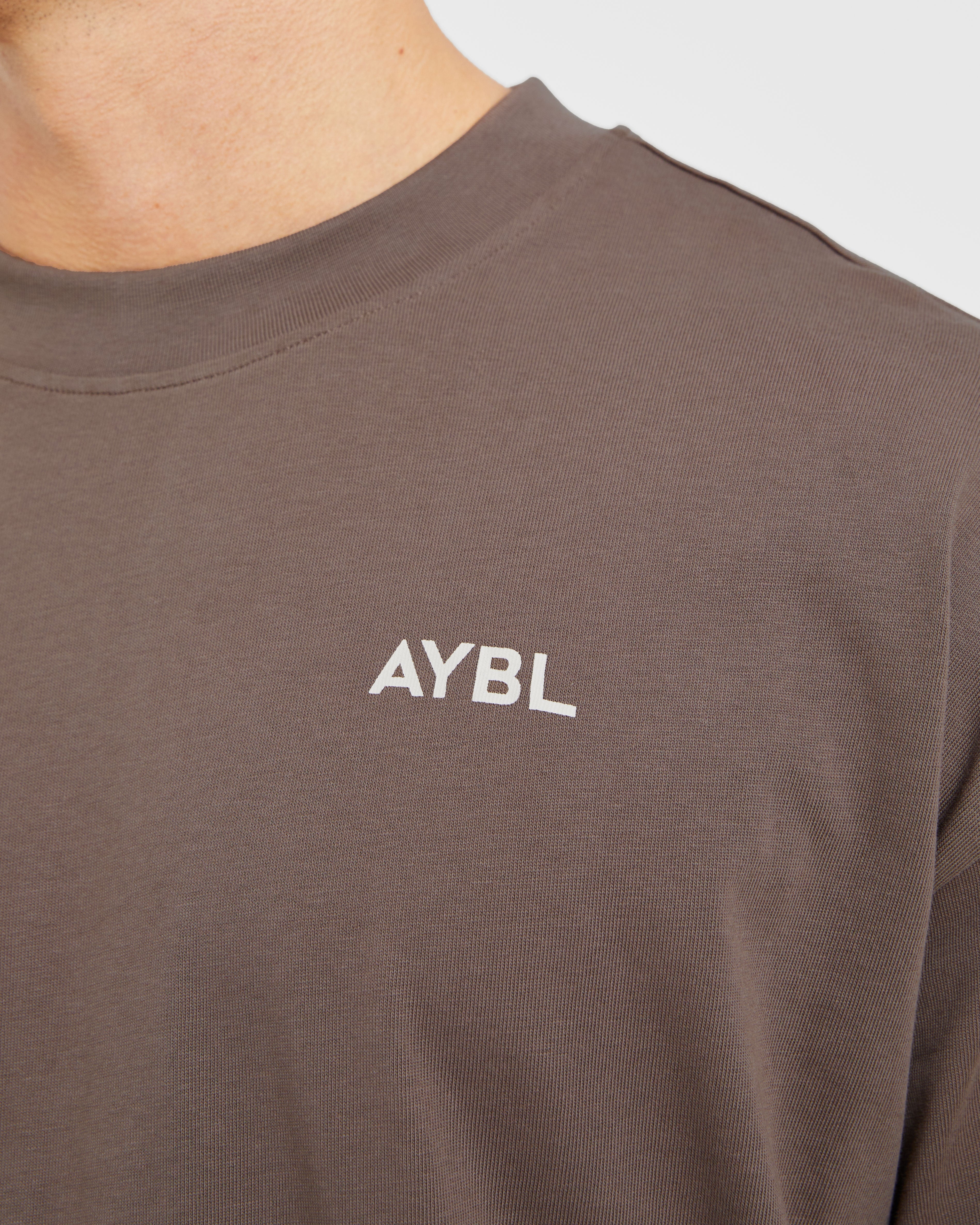 Essential Oversized T Shirt - Brown