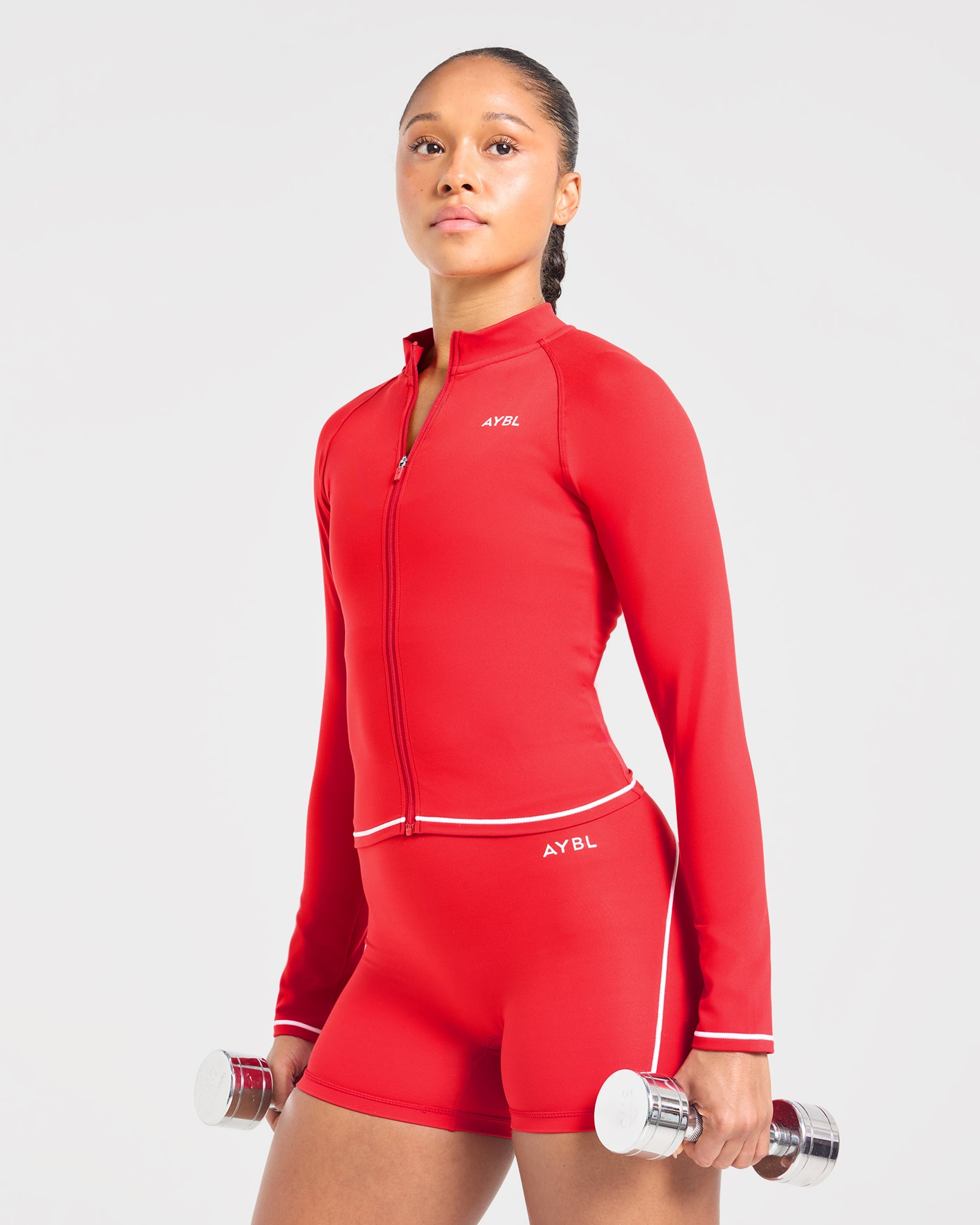 Form Zip Up Jacket - Red