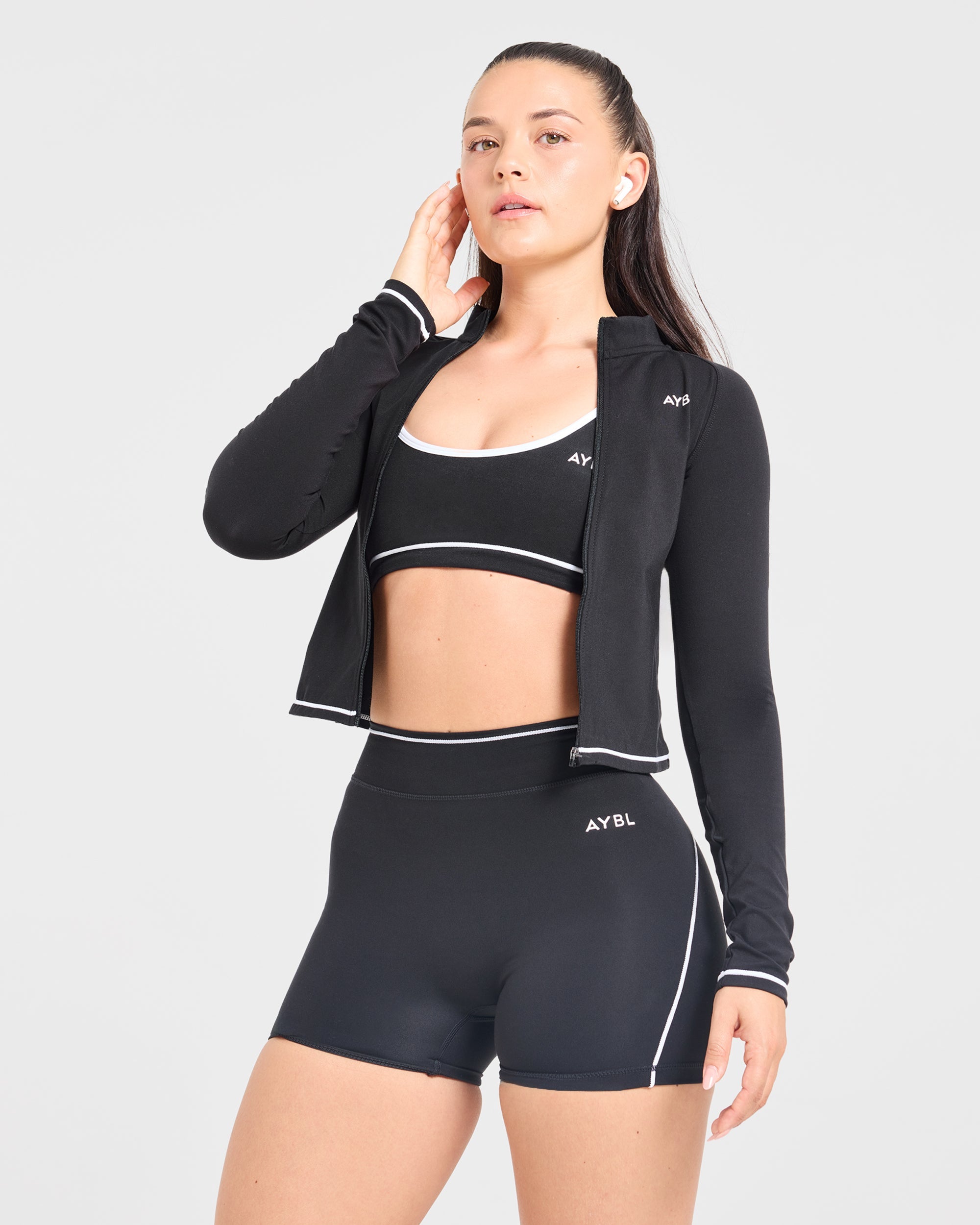 Form Zip Up Jacket - Black