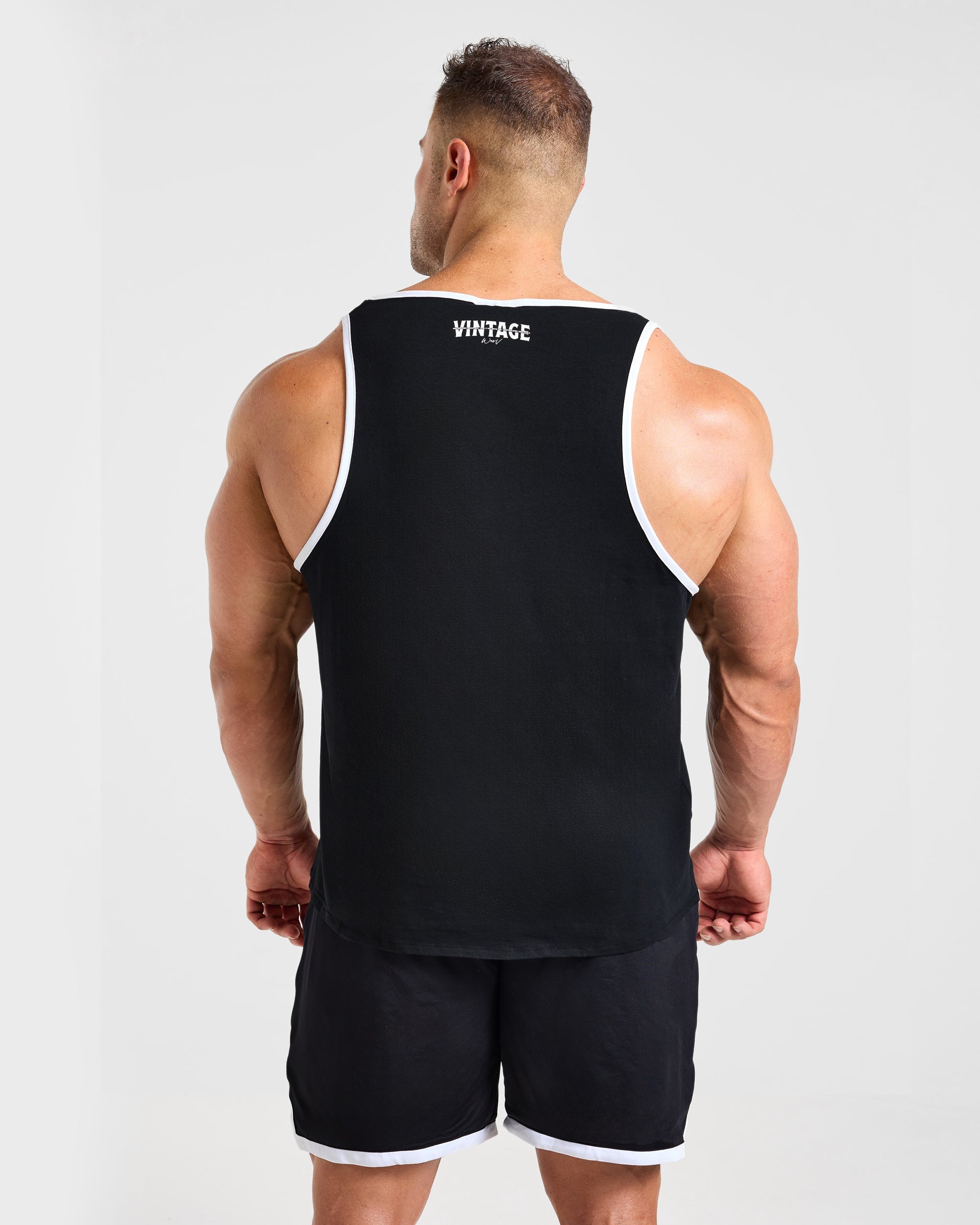 Wesley Vissers x Contrast Tank - Black