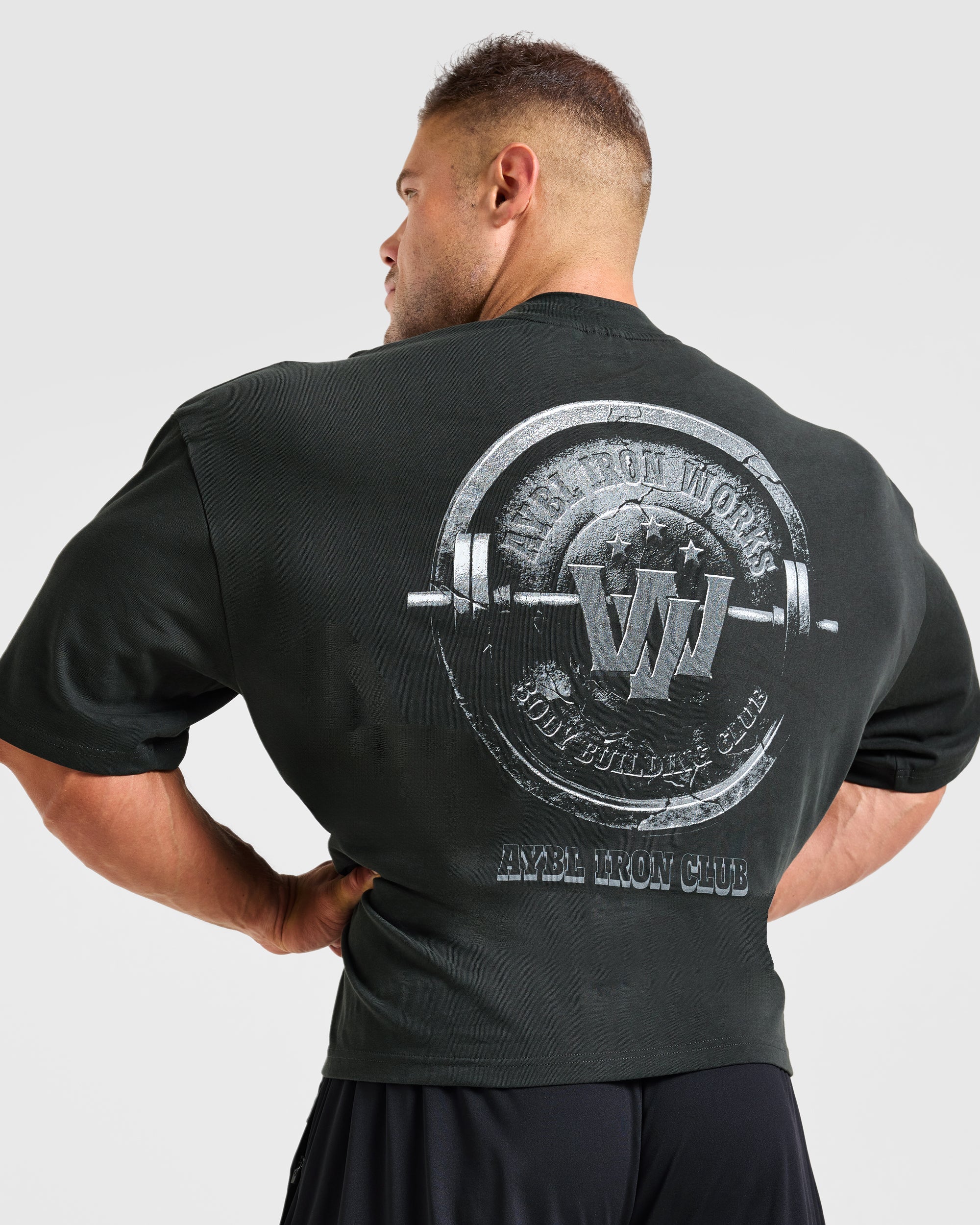 Wesley Vissers x AYBL Iron Works Oversized T Shirt - Grey