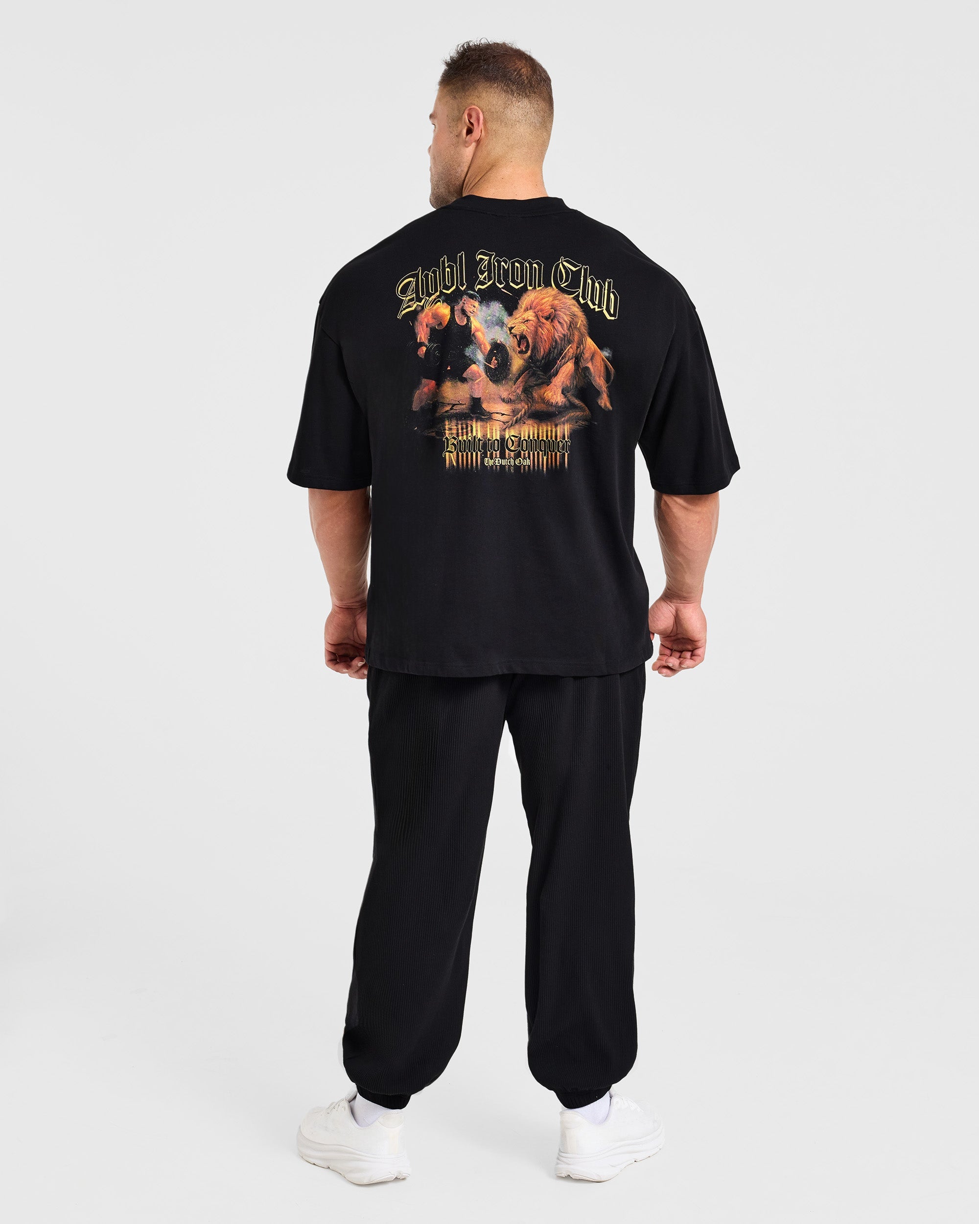 Wesley Vissers x Built to Conquer Oversized T Shirt - Black