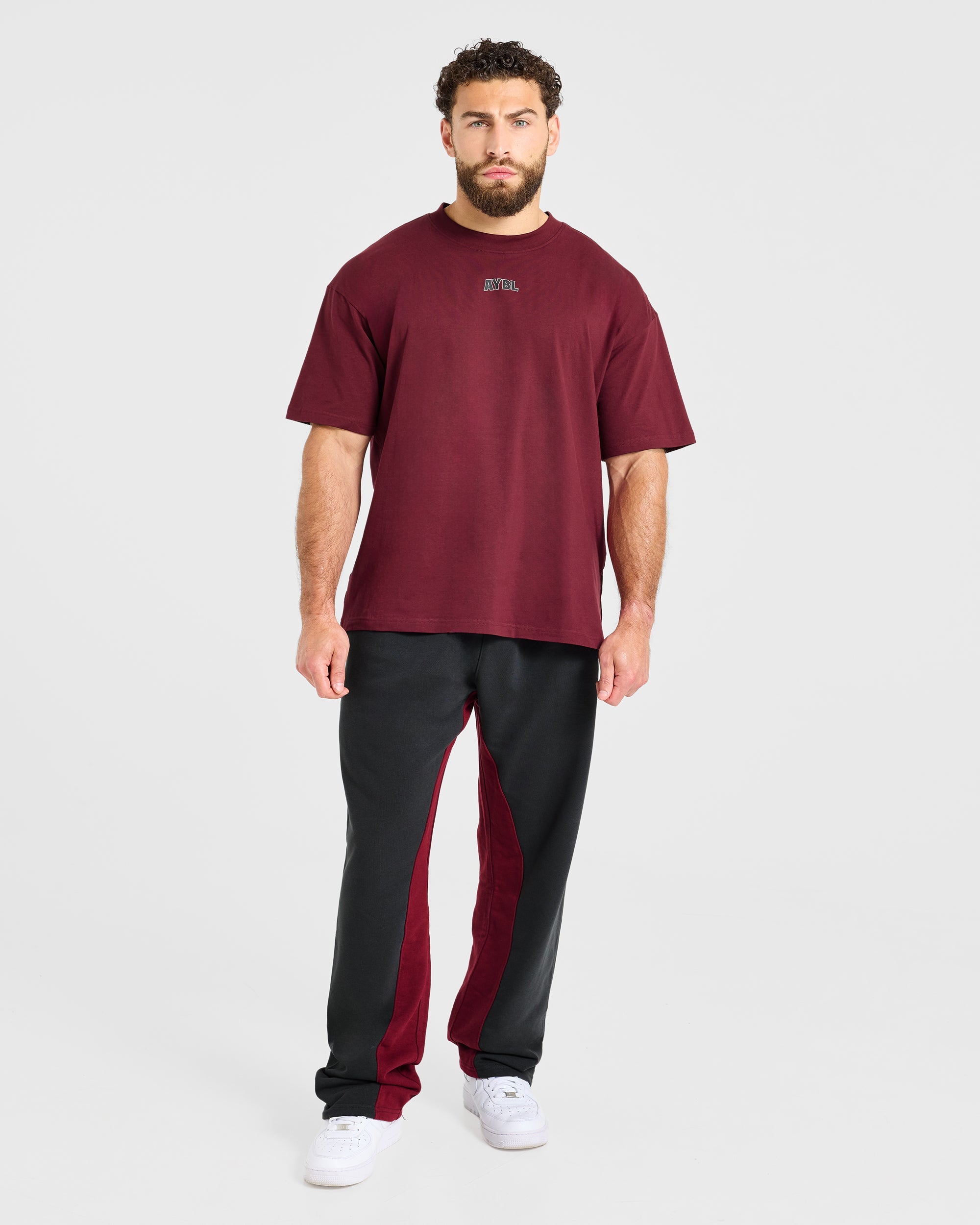 Wesley Vissers x AYBL Dutch Oak Oversized T Shirt - Port Red