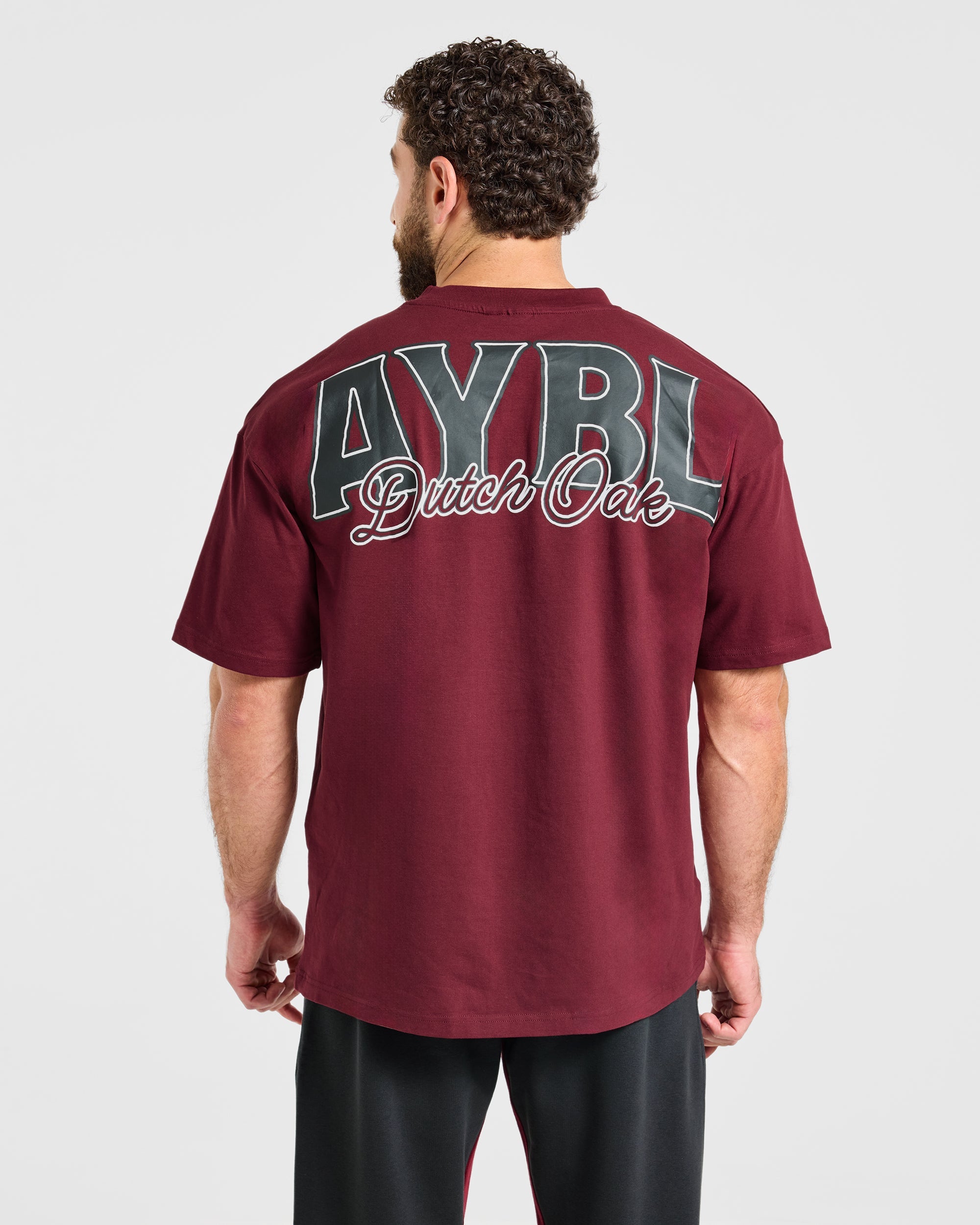 Wesley Vissers x AYBL Dutch Oak Oversized T Shirt - Port Red