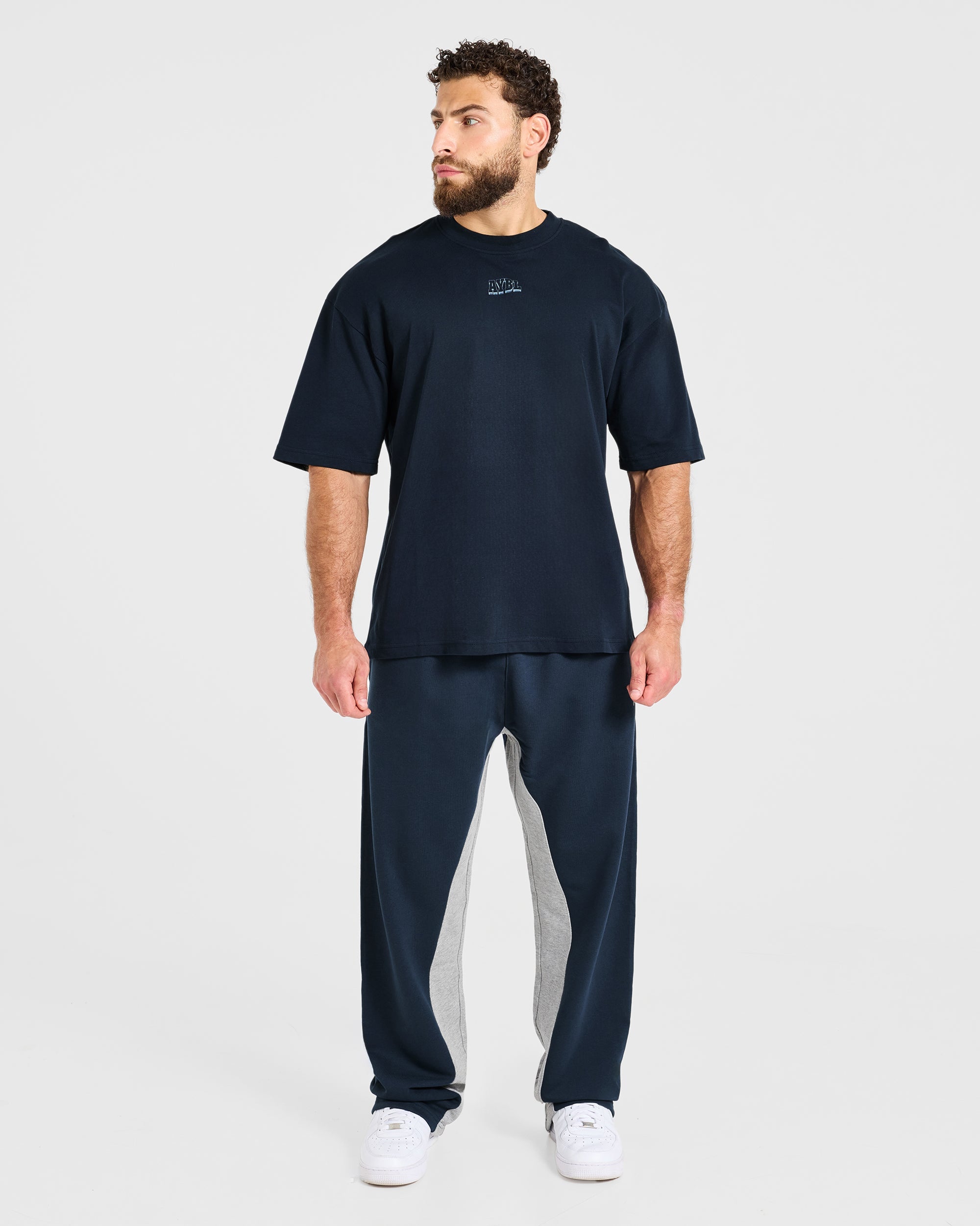 Wesley Vissers x AYBL Iron Works Oversized T Shirt - Navy