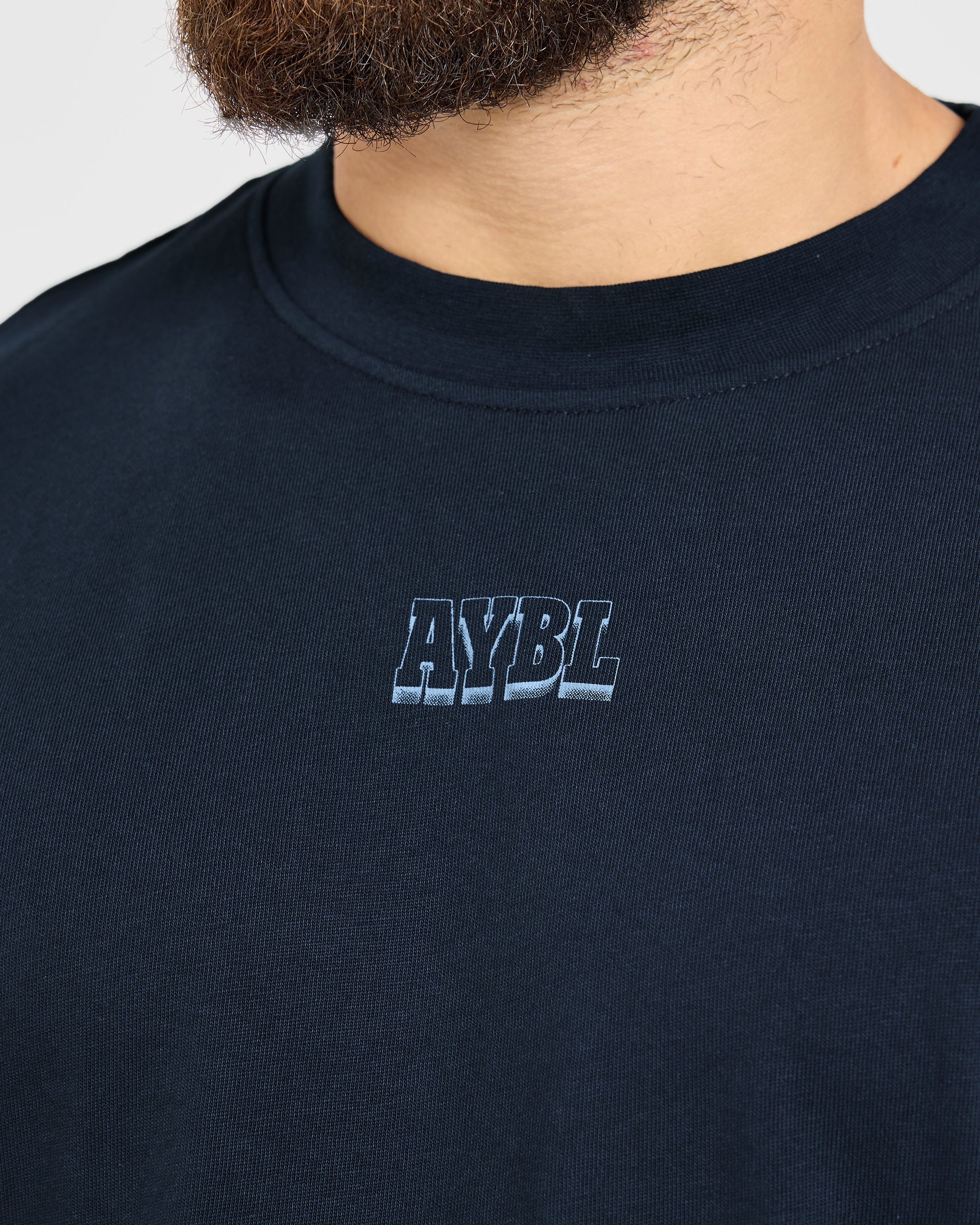 Wesley Vissers x AYBL Iron Works Oversized T Shirt - Navy