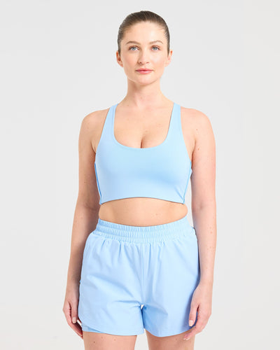 Run Sports Bra - Spring Blue