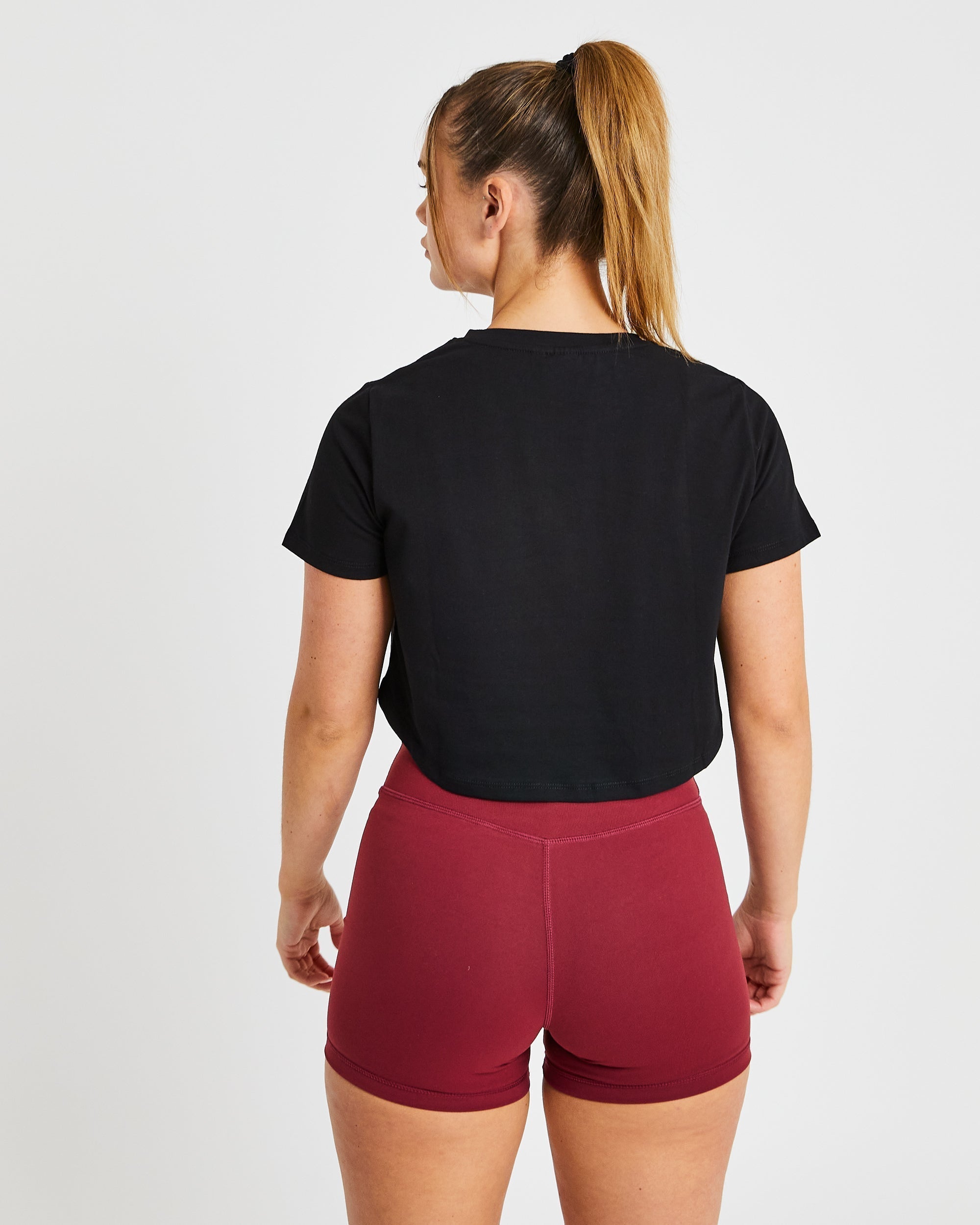 Crop T Shirt - Black