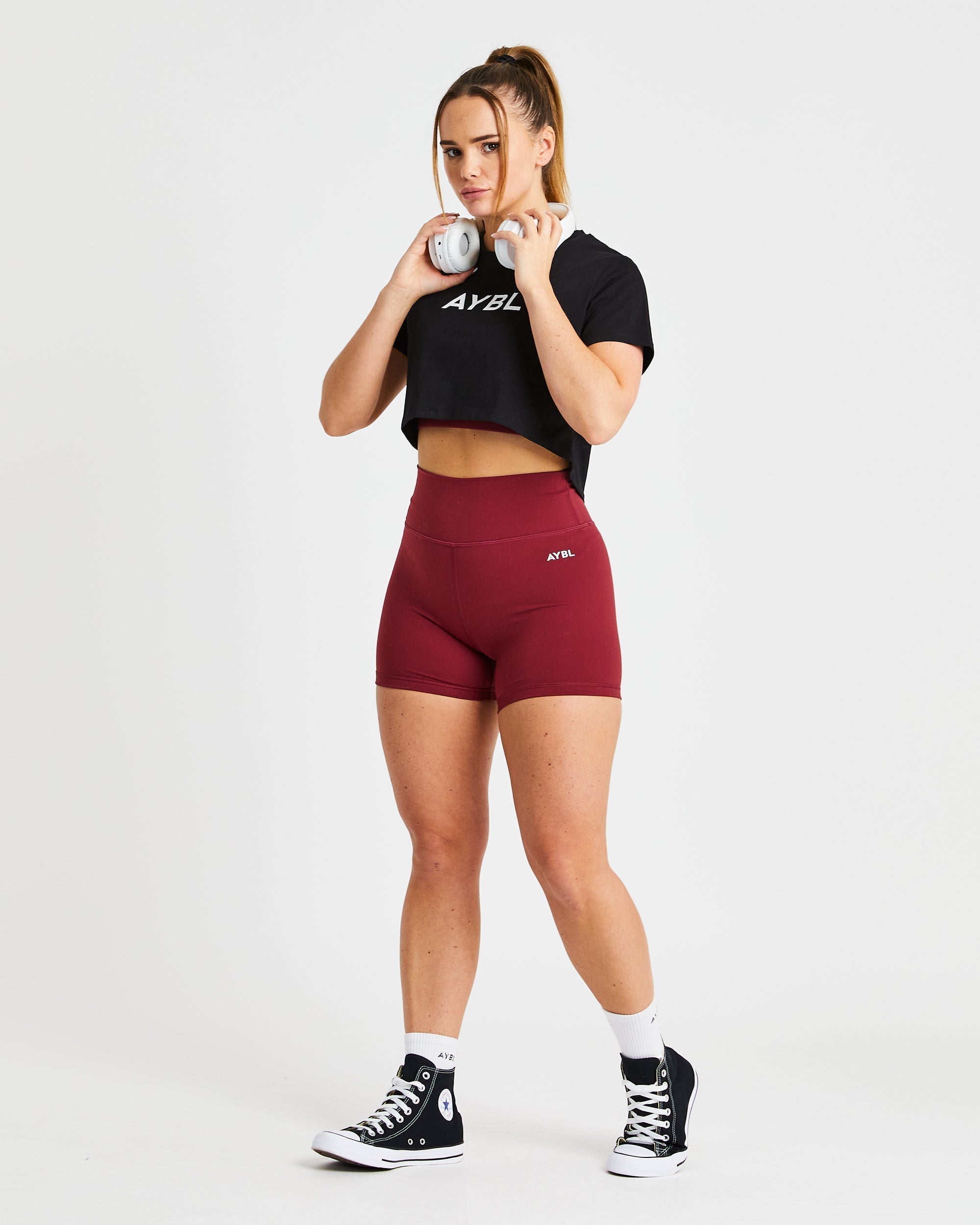 Crop T Shirt - Black