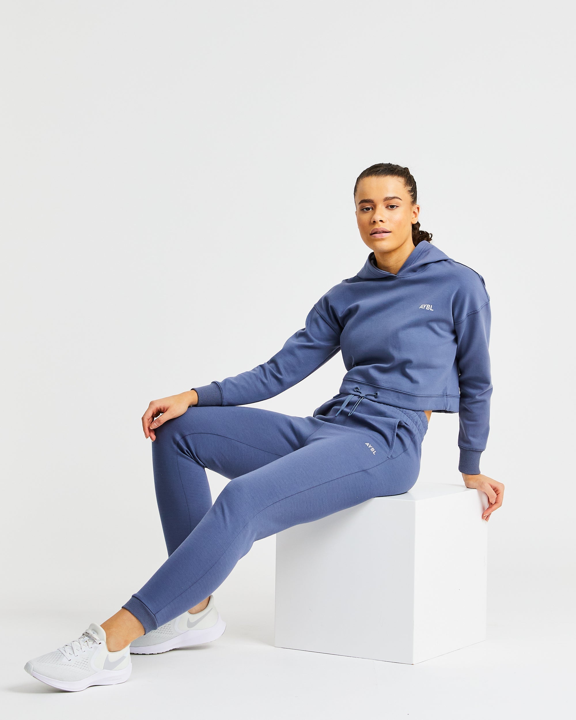 Everyday Drawcord Hoodie - Slate Blue