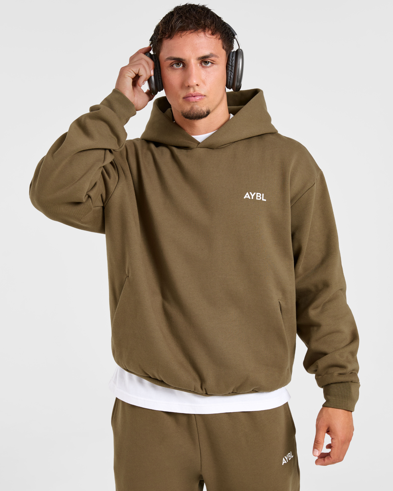 Essential Oversized Hoodie - Olive Green